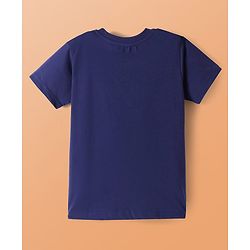 Pine Kids Cotton Knit Half Sleeves T-Shirts with Dino & Text Print Pack Of 5 - White Orange & Purple