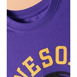 Pine Kids Cotton Knit Half Sleeves T-Shirts with Dino & Text Print Pack Of 5 - White Orange & Purple