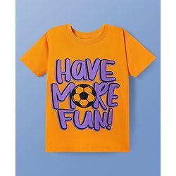 Pine Kids Cotton Knit Half Sleeves T-Shirt with Text Print Pack of 5 - Multicolor