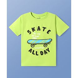 Pine Kids Cotton Knit Half Sleeves T-Shirts With Sport Theme Print Pack Of 5 - Red Grey & Black
