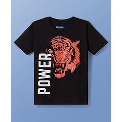 Pine Kids Cotton Knit Half Sleeves T-Shirts With Sport Theme Print Pack Of 5 - Red Grey & Black