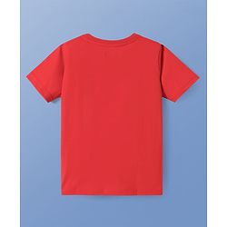 Pine Kids Cotton Knit Half Sleeves T-Shirts With Sport Theme Print Pack Of 5 - Red Grey & Black