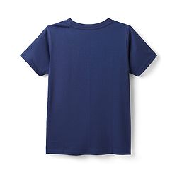 Pine Kids Cotton Knit Half Sleeves T-Shirts With Sun & Surf Text Print Pack of 5 - Plum Yellow & Navy Blue