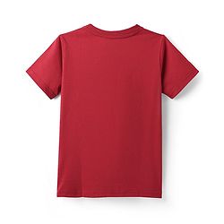 Pine Kids Cotton Knit Half Sleeves T-Shirts With Sun & Surf Text Print Pack of 5 - Plum Yellow & Navy Blue