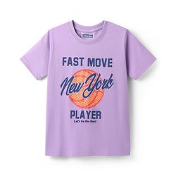 Pine Kids Cotton Knit Half Sleeves T-Shirts With Sun & Surf Text Print Pack of 5 - Plum Yellow & Navy Blue
