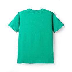 Pine Kids Cotton Knit Half Sleeves T-Shirts With Cool Dude Text Print Pack of 5 - Plum Orange & Light Blue