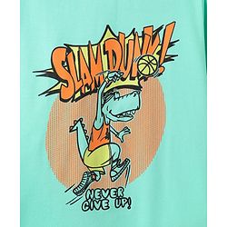 Pine Kids Cotton Knit Half Sleeves T-Shirts With Cool Dude Text Print Pack of 5 - Plum Orange & Light Blue