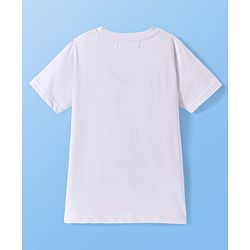 Pine Kids Cotton Knit Half Sleeves T-Shirt with Text Print Pack of 3 - White Black & Red