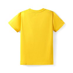 Pine Kids Cotton Knit Half Sleeves T-Shirt with Text Print Pack of 3 - Yellow Navy Blue & Green