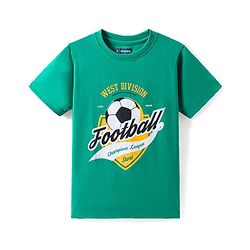 Pine Kids Cotton Knit Half Sleeves T-Shirt with Text Print Pack of 3 - Yellow Navy Blue & Green