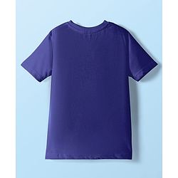 Pine Kids Cotton Knit Half Sleeves T-Shirt with Text Print Pack of 3 - White Blue Black