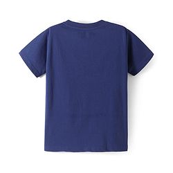 Pine Kids Cotton Knit Half Sleeves T-Shirt with Text Print Pack of 3 - Navy Blue & Mint