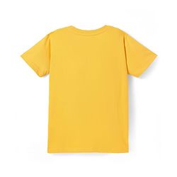 Pine Kids Cotton Knit Half Sleeves T-Shirt with Text Print Pack of 3 - Orange Yellow & Teal Blue