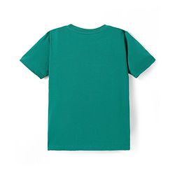 Pine Kids Cotton Knit Half Sleeves T-Shirt with Text Print Pack of 3 - Orange Yellow & Teal Blue