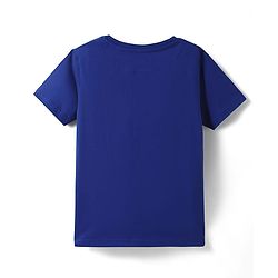Pine Kids Single Jersey Knit Half Sleeves Night Suit With Gaming Controller & Headphones Print - Navy Blue