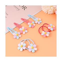 Pine Kids Hair Accessories Combo Sets - Red & Blue