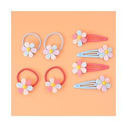 Pine Kids Hair Accessories Combo Sets - Red & Blue