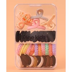 Pine Kids Free Size Hair Accessories Combo Sets - Black