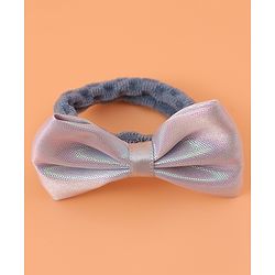 Pine Kids Hair Rubber Bands With Bow Applique Pack of 6 - Multicolour