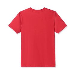 Pine Kids Single Jersey Knit Half Sleeves Night Suit With Car Print - Red