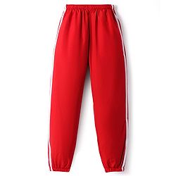 Pine Active Woven Full Sleeve Tracksuit with Tape Detailing - Red