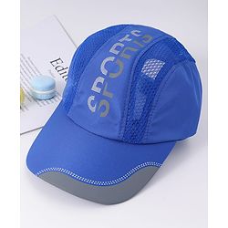 Pine Active Baseball Cap With Text Print Blue - Diameter 15.5 cm