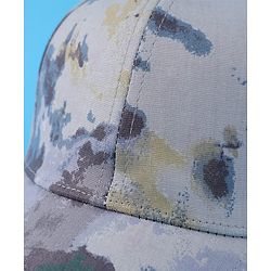 Pine Kids Cotton Baseball Cap With Tie & Dye Print - Grey