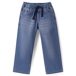 Pine Kids Full Length Washed Denim Jeans - Light Blue