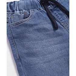 Pine Kids Full Length Washed Denim Jeans - Light Blue