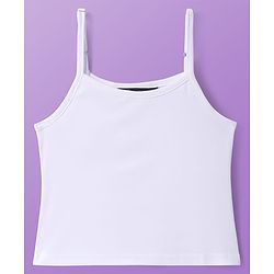 Pine Kids Woven Half Sleeves Floral Printed Top With Inner Slip & Bow Applique - Pink