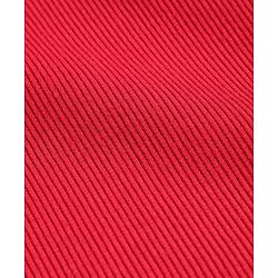 Pine Kids Cotton Knit Sleeveless Solid Color Ribbed Top - Red