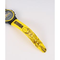 Pine Kids Marvel Digital Watch with Spiderman Print - Yellow  & Black