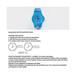 Pine Kids Disney Analog Watch with Minnie Mouse Print - Blue
