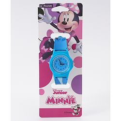 Pine Kids Disney Analog Watch with Minnie Mouse Print - Blue