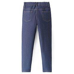 Pine Kids Woven Full Length Washed Denim Jeans -  Navy Blue