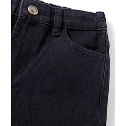 Pine Kids Woven Full Length Washed Denim Jeans -  Navy Blue