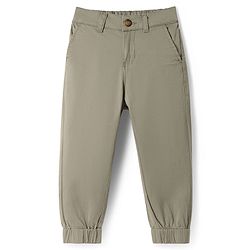 Pine Kids Cotton Woven Full Length Solid Trousers - Navy Blue