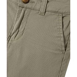 Pine Kids Cotton Woven Full Length Solid Trousers - Navy Blue