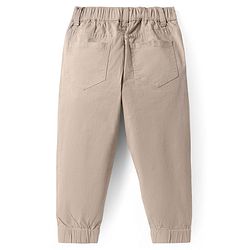 Pine Kids Cotton Woven Full Length Solid Trousers - Navy Blue