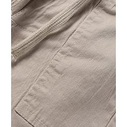 Pine Kids Woven Above Knee Length Solid Color Shorts - Navy Blue