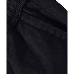 Pine Kids Cotton Woven Above Knee Length Solid Color Shorts - Black