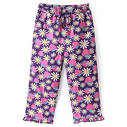 Pine Kids Single Jersey Knit Half Sleeves Night Suit with Strawberry Print - Purple