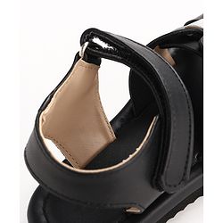 Pine Kids Velcro Closure Sandals - Black