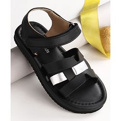 Pine Kids Velcro Closure Sandals - Black