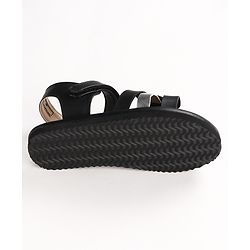 Pine Kids Velcro Closure Sandals - Black