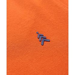 Pine Kids Cotton Knit Half Sleeves T-Shirt with Logo Detailing - Coral