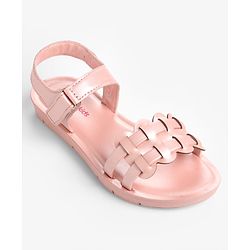 Pine Kids Sandals with Velcro Closure - Pink