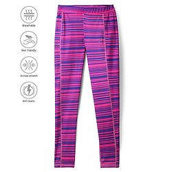 Pine Active Full Length Super Stretch Leggings - Purple