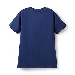Pine Kids Cotton Knit Half Sleeves T-Shirts With Surf Theme Text Print Pack of 3 - Navy Blue Green & Red