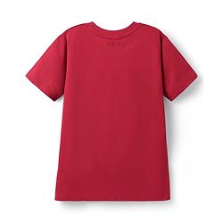 Pine Kids Cotton Knit Half Sleeves T-Shirts With Surf Theme Text Print Pack of 3 - Navy Blue Green & Red
